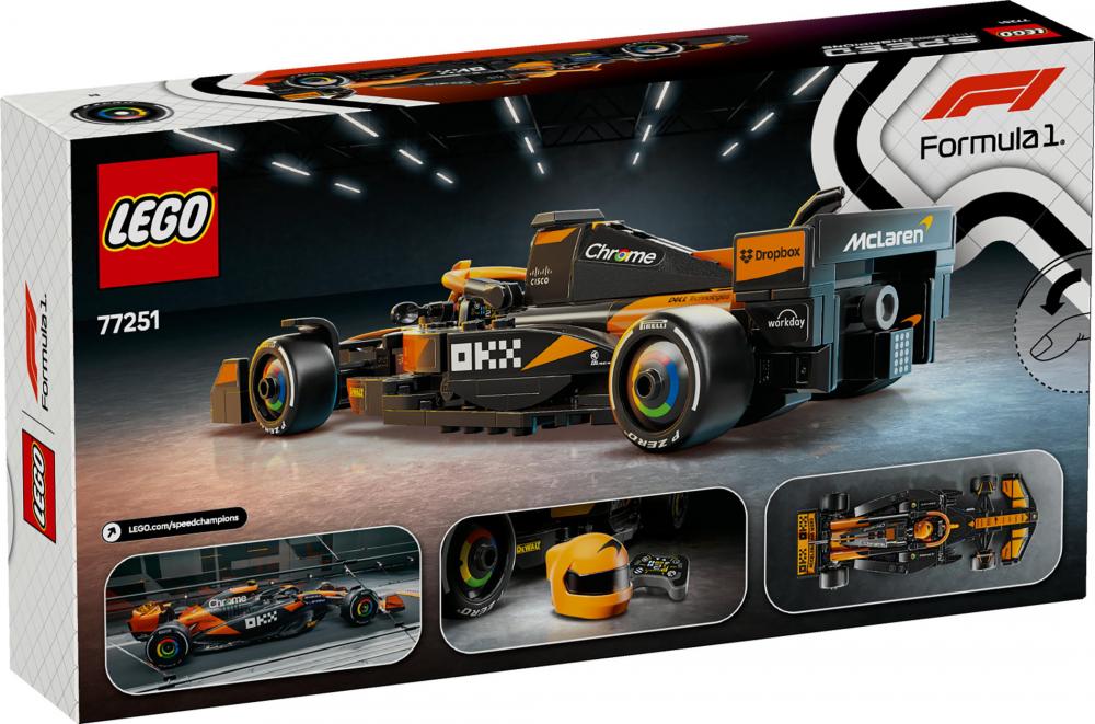 LEGO® Speed Champions McLaren F1® Team MCL38 Rennauto 269 Teile 77251