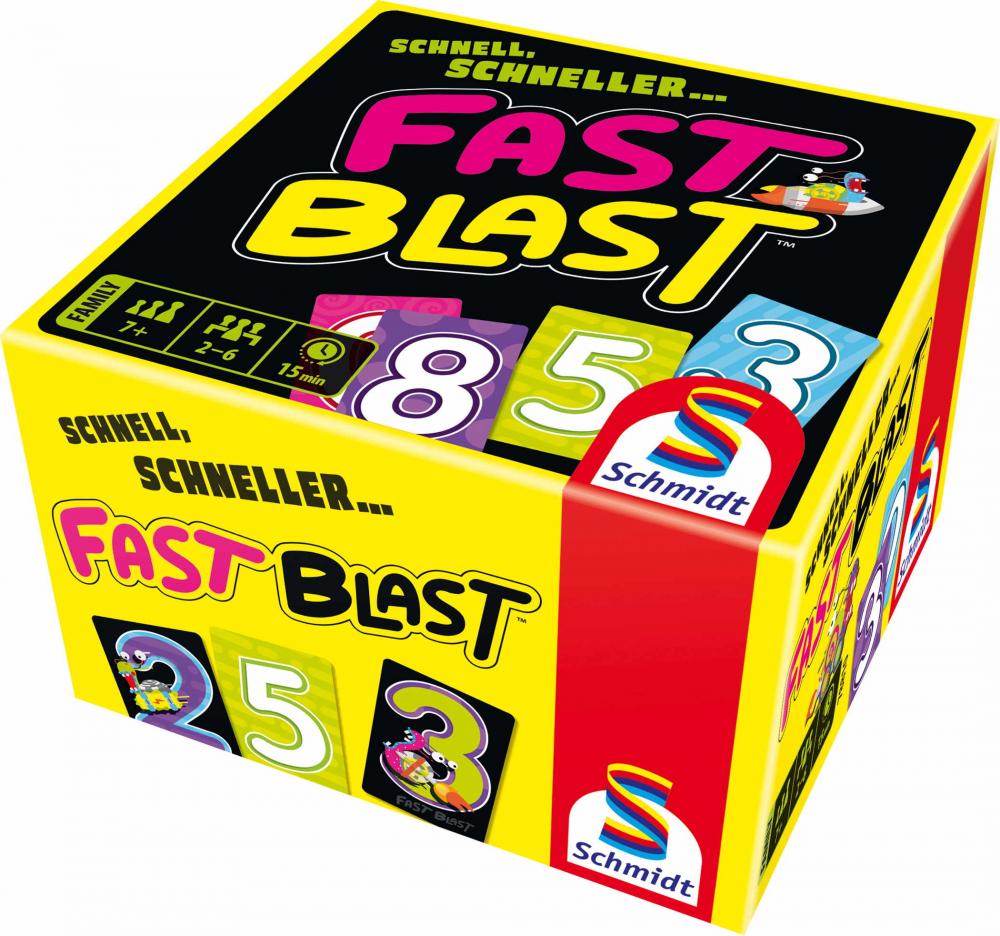 Schmidt Spiele Kartenspiel Aktionsspiel Fast Blast 78810