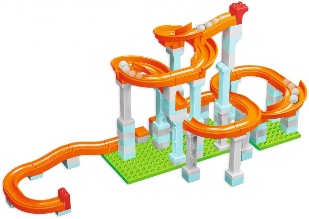 Simba Konstruktionsspielzeug Bausteine Blox Kugelbahn 128 Teile 104114487