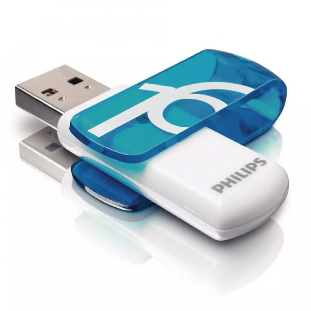 Philips USB Stick 16GB Speicherstick Vivid Edition blau USB 3.0