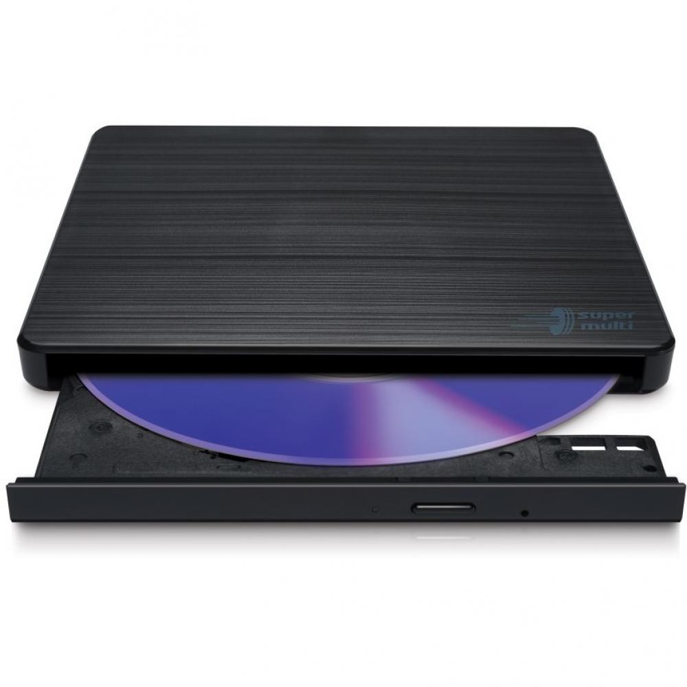 Hitachi LG Brenner extern GP60NB60 für CD / DVD / M-Disc schwarz