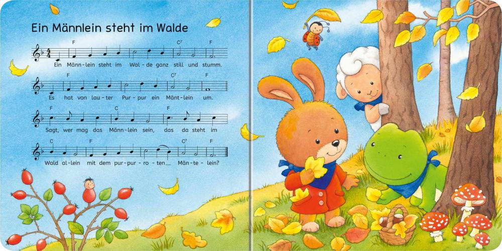 Ravensburger Buch Pappbilderbuch ministeps Hör rein, sing mit Meine ersten Jahreszeiten-Lieder 30334