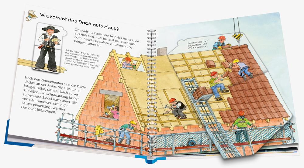 Ravensburger Buch Wieso? Weshalb? Warum? Junior Wer arbeitet auf der Baustelle? Band 55 32640