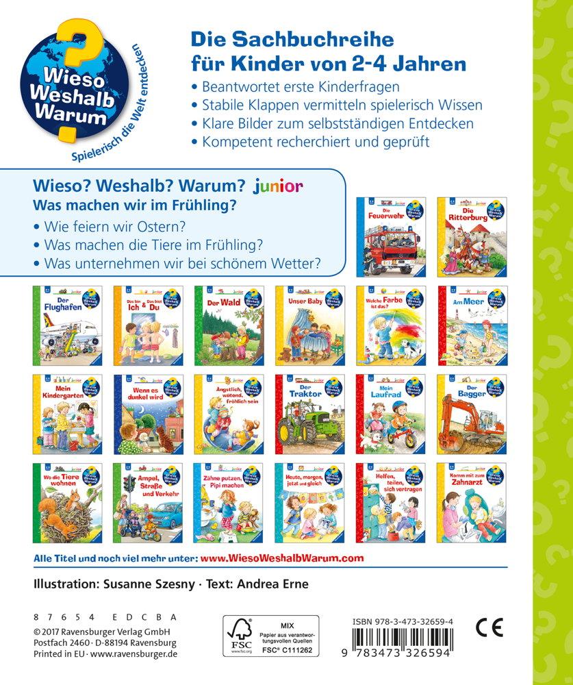 Ravensburger Buch Wieso? Weshalb? Warum? Junior Was machen wir im Frühling? Band 59 32659