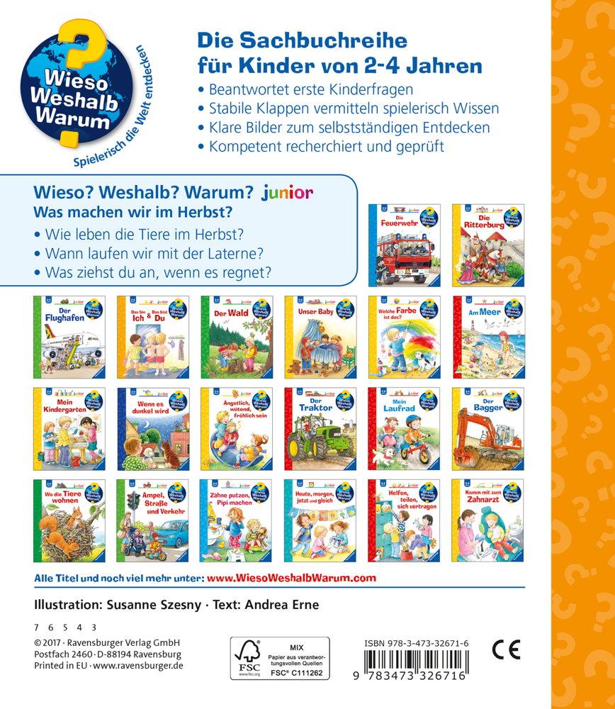 Ravensburger Buch Wieso? Weshalb? Warum? Junior Was machen wir im Herbst? Band 61 32671