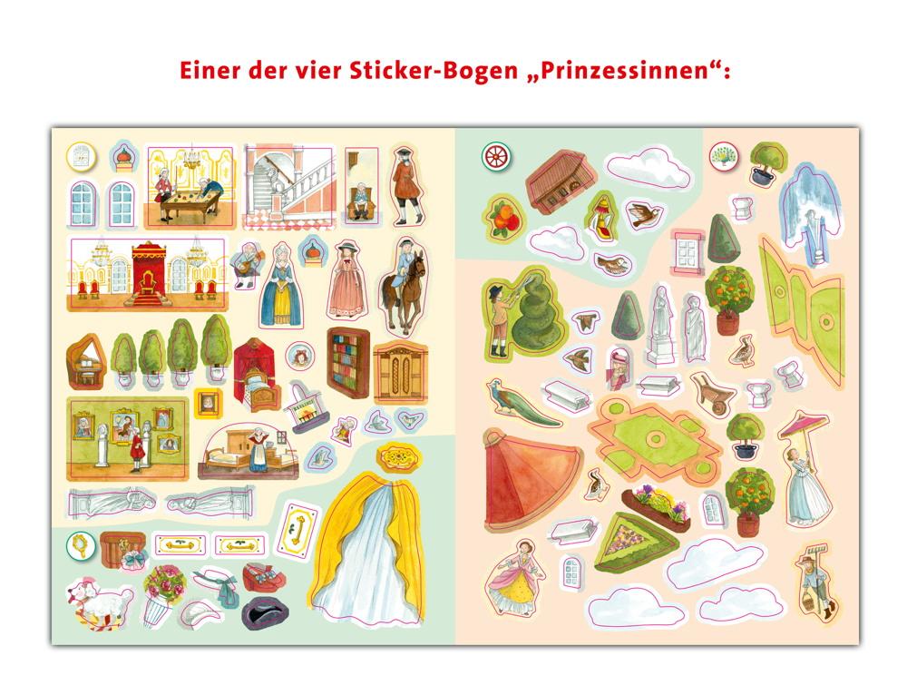 Ravensburger Buch Wieso? Weshalb? Warum? Stickerheft Prinzessinnen 32680