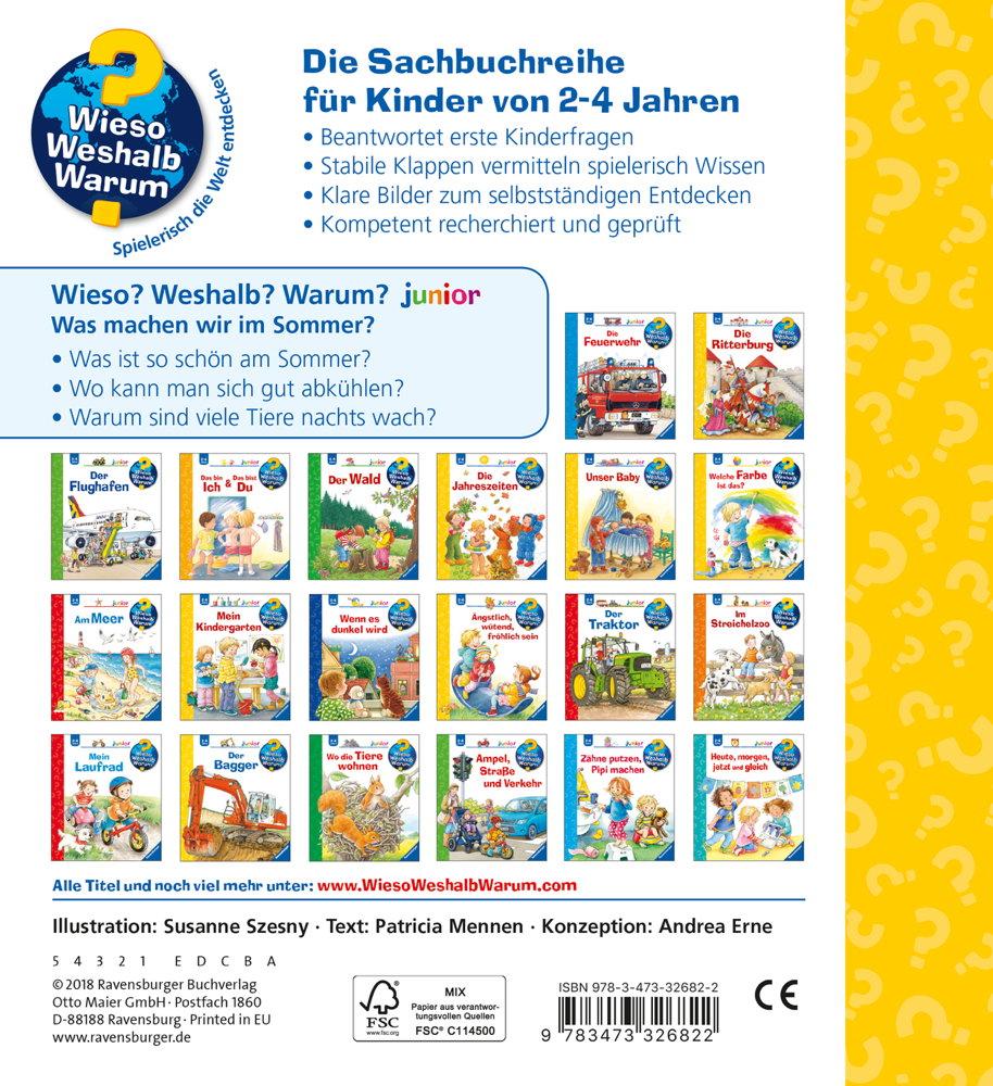 Ravensburger Buch Wieso? Weshalb? Warum? Junior Was machen wir im Sommer? Band 60 32682