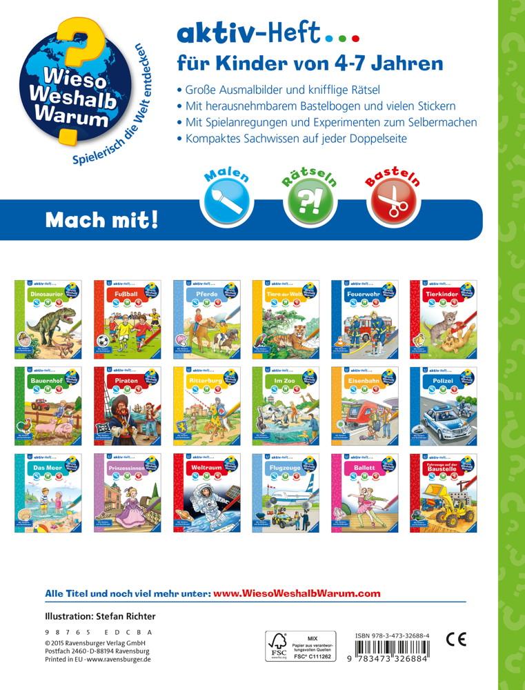 Ravensburger Buch Wieso? Weshalb? Warum? aktiv-Heft Im Zoo 32688