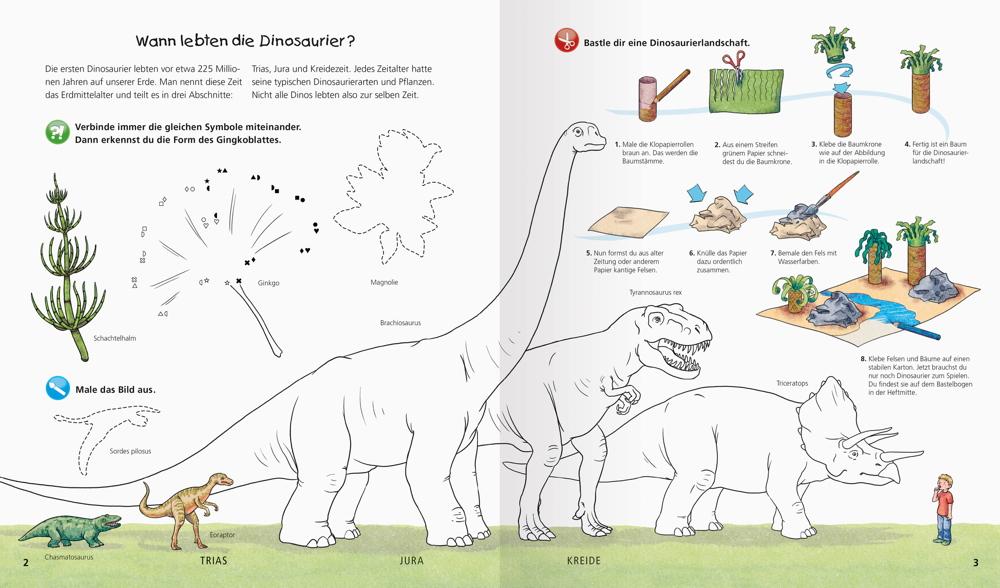 Ravensburger Buch Wieso? Weshalb? Warum? aktiv-Heft Dinosaurier 32696