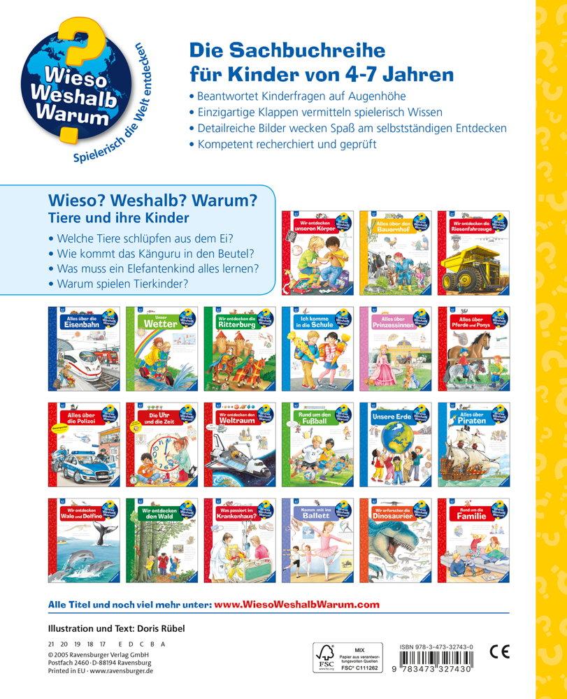 Ravensburger Buch Wieso? Weshalb? Warum? Tiere und ihre Kinder Band 33 32743