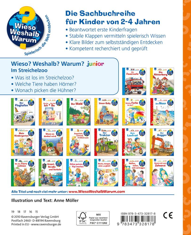 Ravensburger Buch Wieso? Weshalb? Warum? Junior Im Streichelzoo Band 35 32817