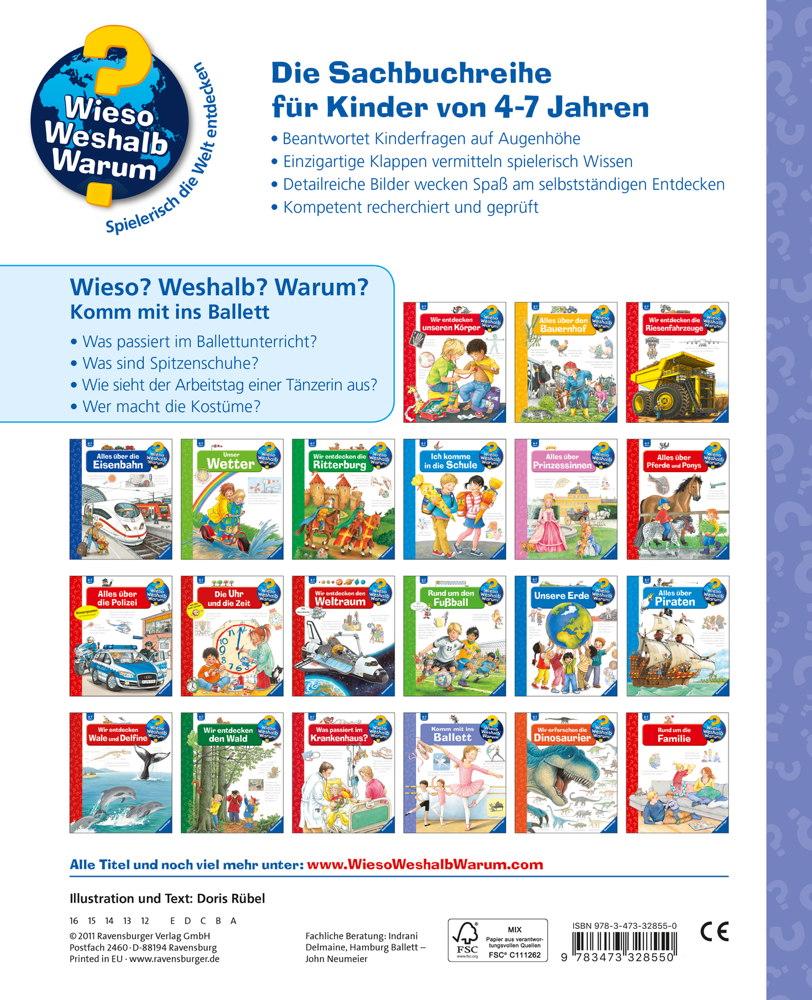 Ravensburger Buch Wieso? Weshalb? Warum? Komm mit ins Ballett Band 54 32855