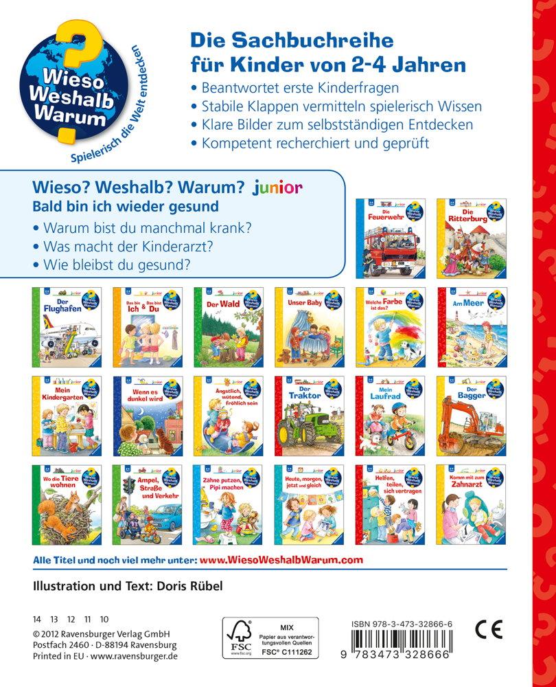 Ravensburger Buch Wieso? Weshalb? Warum? Junior Bald bin ich wieder gesund Band 45 32866