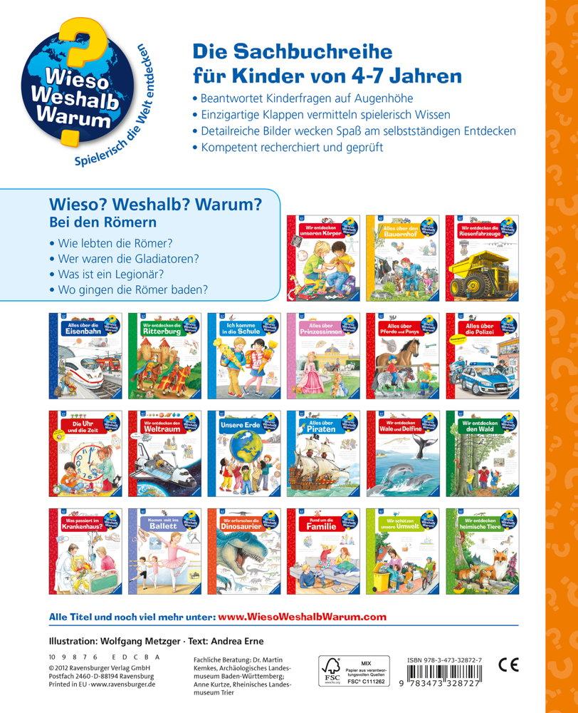 Ravensburger Buch Wieso? Weshalb? Warum? Bei den Römern Band 30 32872