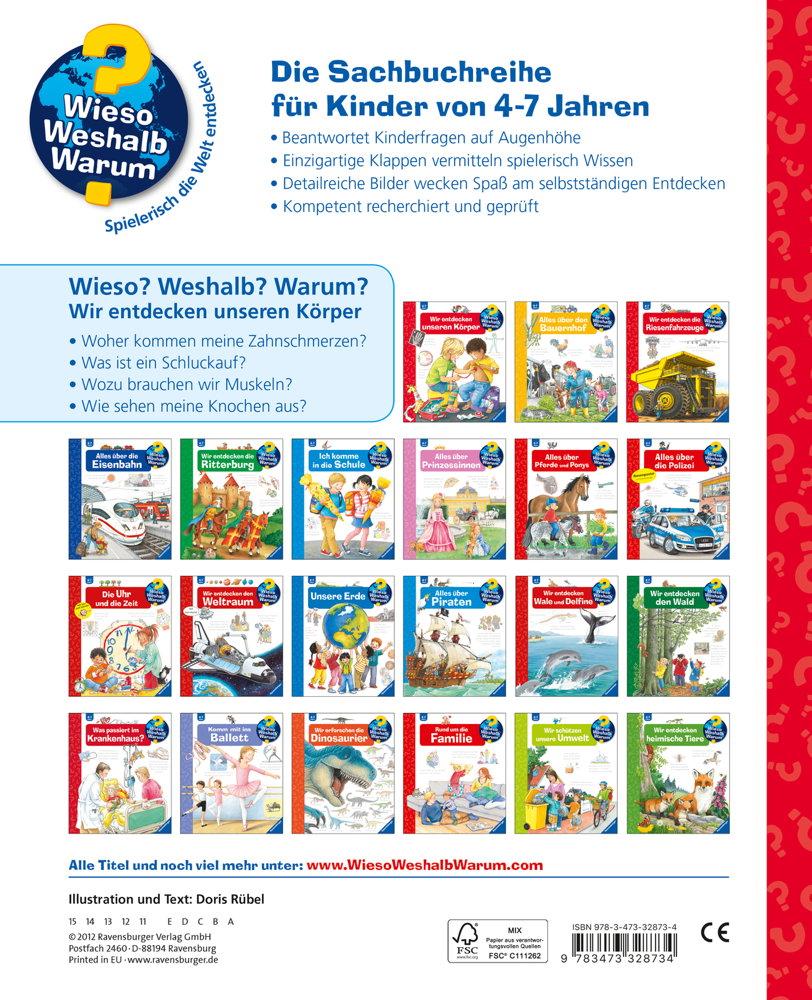 Ravensburger Buch Wieso? Weshalb? Warum? Wir entdecken unseren Körper Band 1 32873