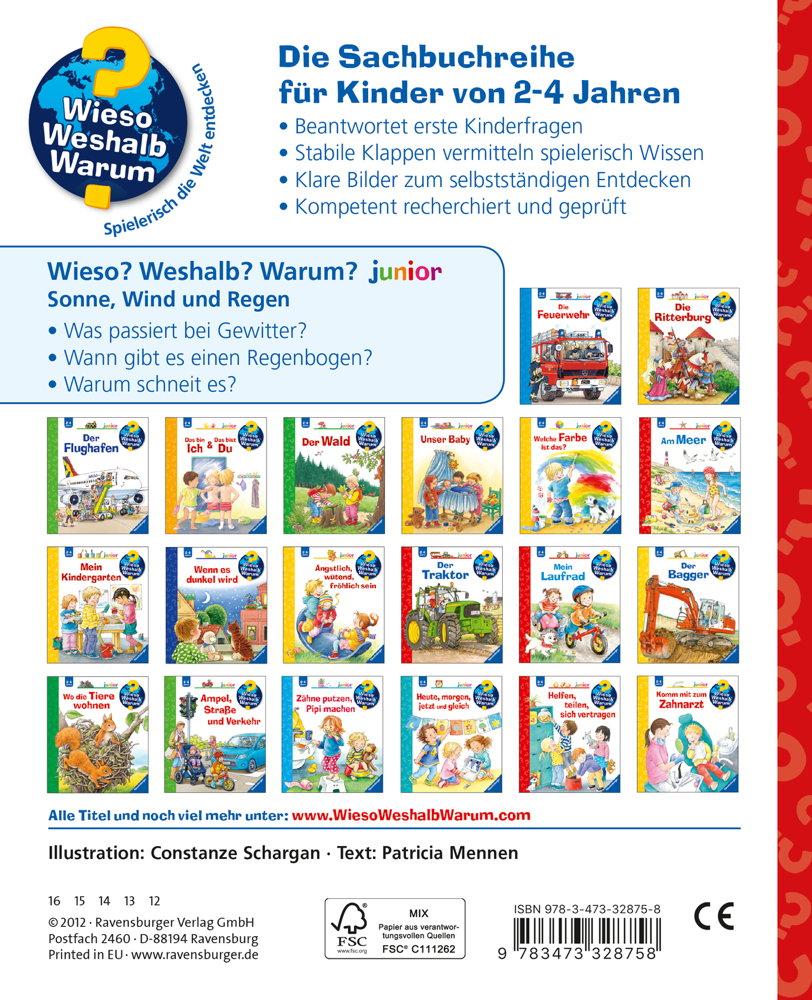 Ravensburger Buch Wieso? Weshalb? Warum? Junior Sonne, Wind und Regen Band 47 32875