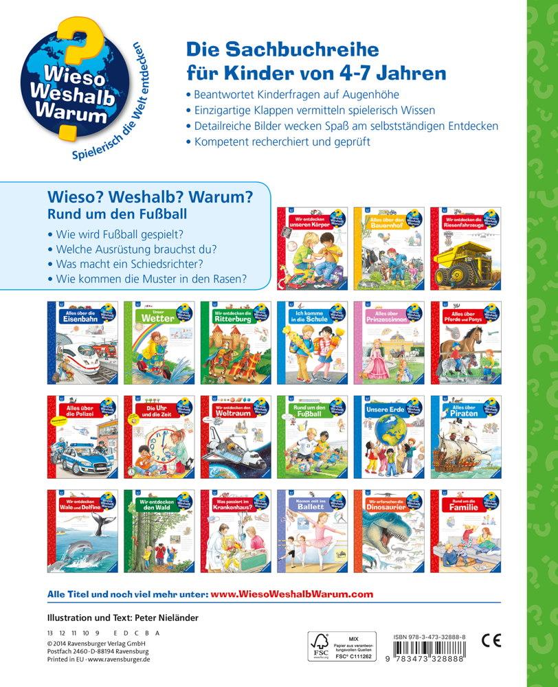 Ravensburger Buch Wieso? Weshalb? Warum? Rund um den Fußball Band 35 32888