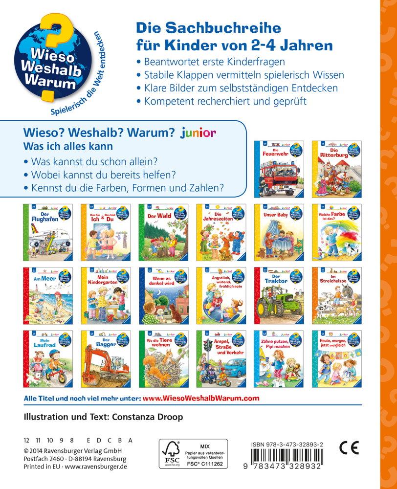 Ravensburger Buch Wieso? Weshalb? Warum? Junior Was ich alles kann Band 14 32893