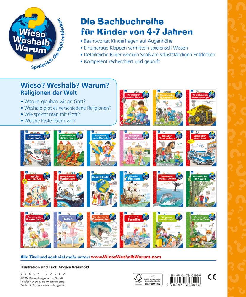 Ravensburger Buch Wieso? Weshalb? Warum? Religionen der Welt Band 23 32895