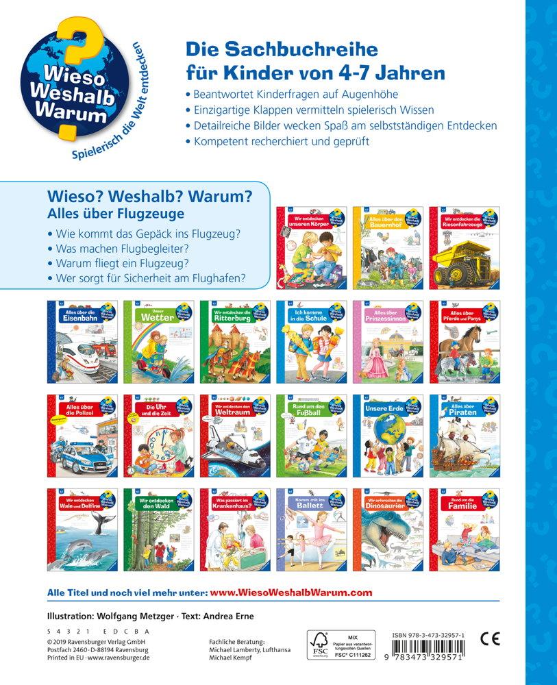 Ravensburger Buch Wieso? Weshalb? Warum? Alles über Flugzeuge Band 20 32957