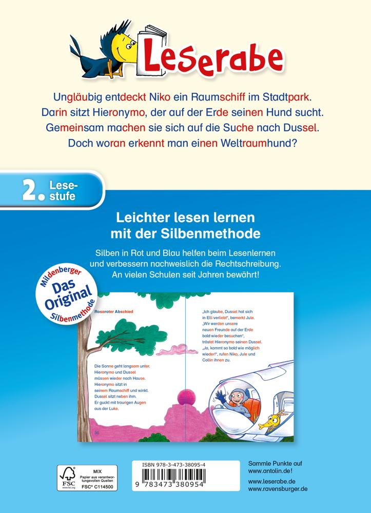 Ravensburger Buch Erstlesetitel Besuch aus dem Weltraum 38095