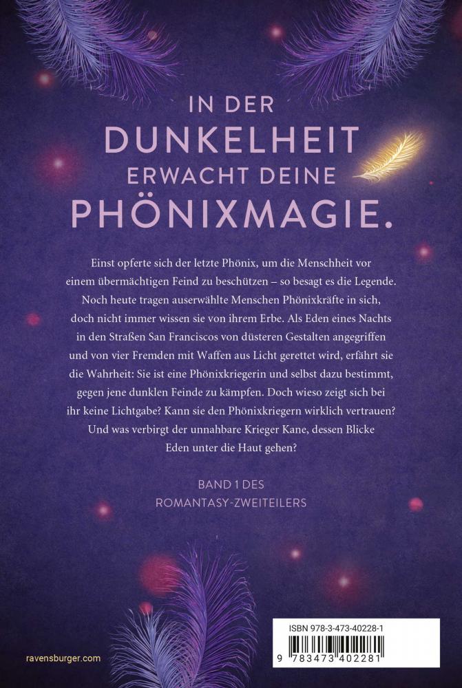 Ravensburger Buch Jugendliteratur Die Legende des Phönix Band 1 Dunkelaura 40228