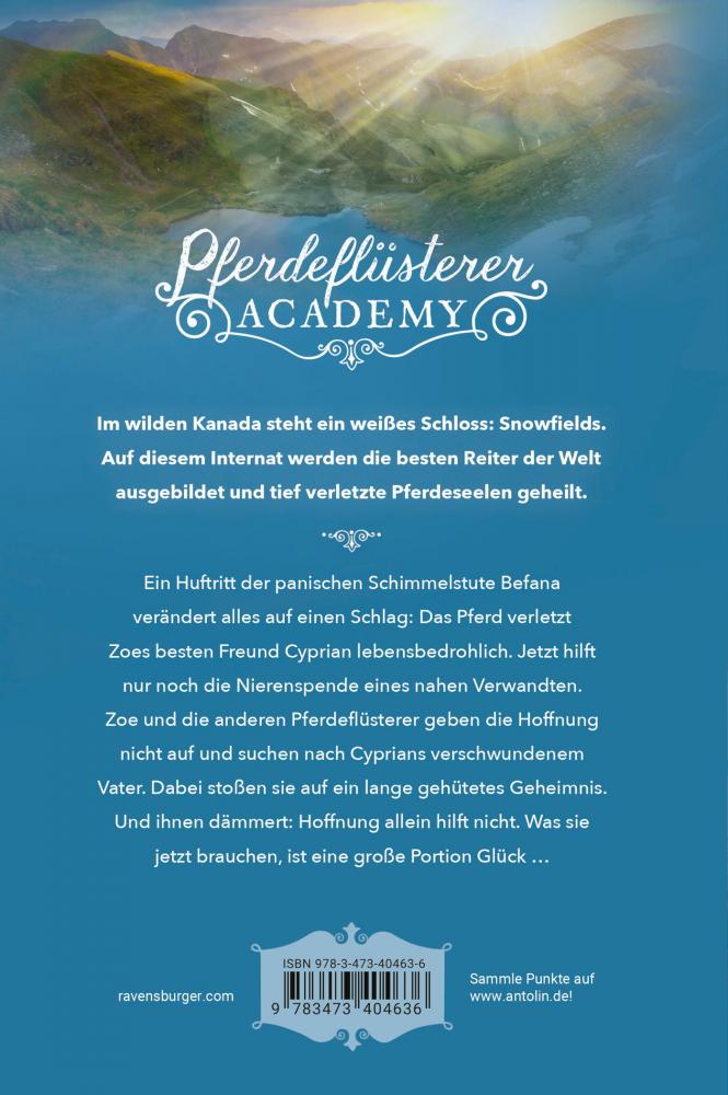 Ravensburger Buch Hardcover Pferdeflüsterer Academy Band 14 Glück und Hoffnung 40463