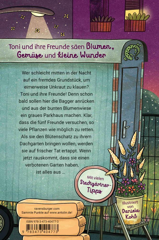 Ravensburger Buch Kinderliteratur Die Stadtgärtnerin Band 2 Eine für alle, alle fürs Unkraut! 40477