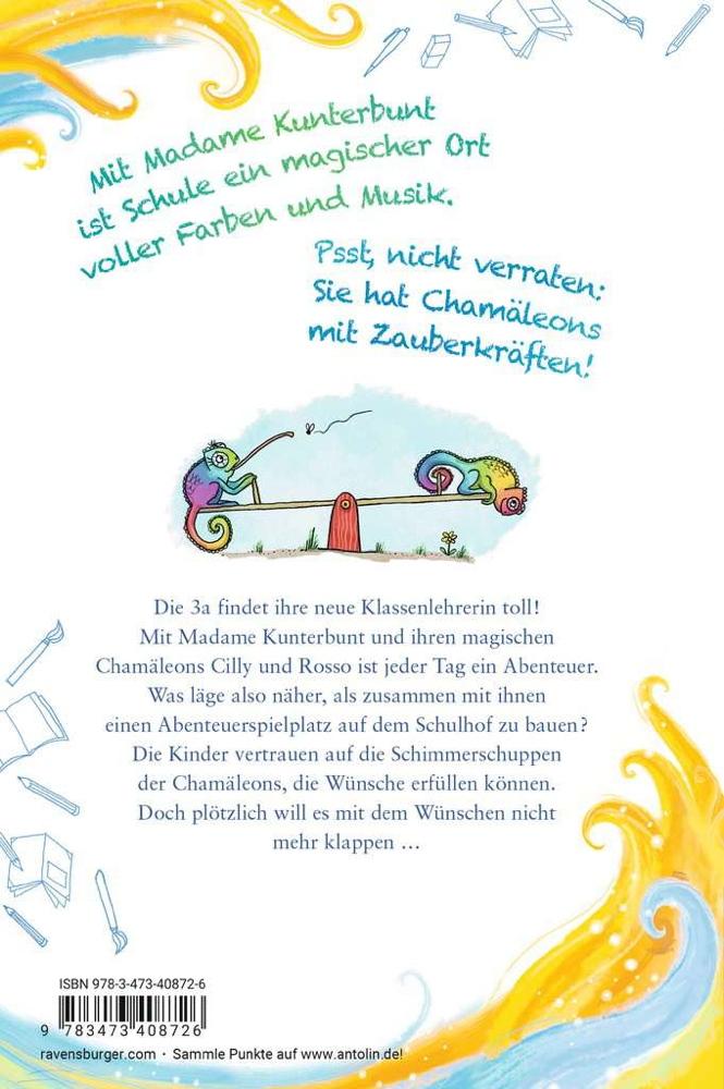 Ravensburger Buch erzählendes Kinderbuch Madame Kunterbunt Band 2 Abenteuer der Wunderwünsche 40872