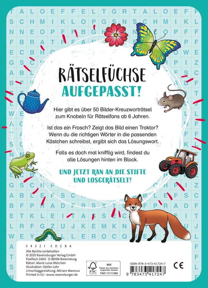 Ravensburger Buch Quiz und Rätsel Lustige Kreuzworträtsel 41724