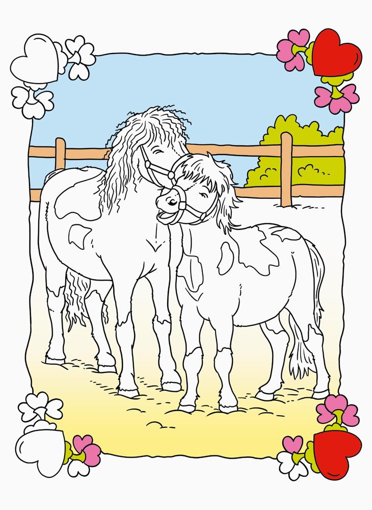 Ravensburger Buch Kreativität Mein liebster Malblock Pferde & Ponys 41730