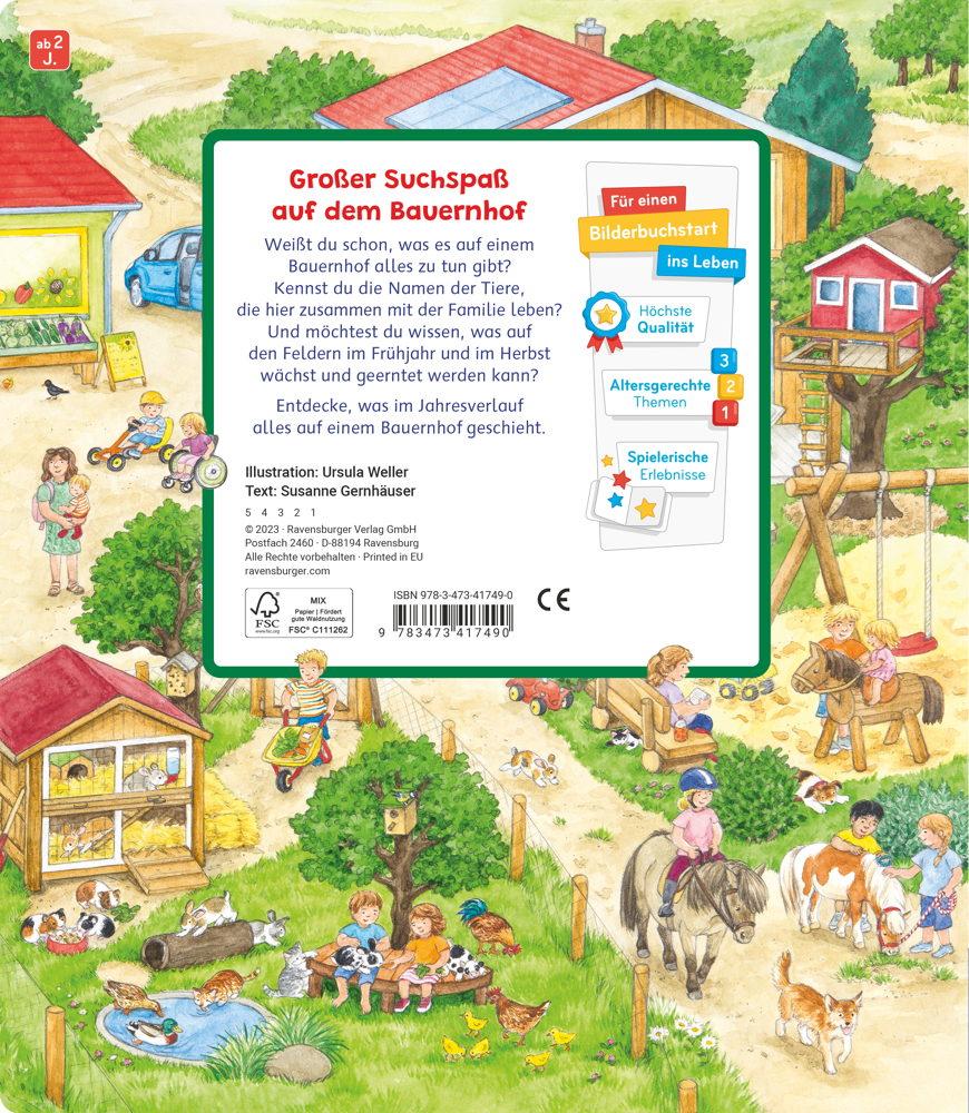 Ravensburger Buch Pappbilderbuch Mein großes Sachen suchen Unser Bauernhof 41749