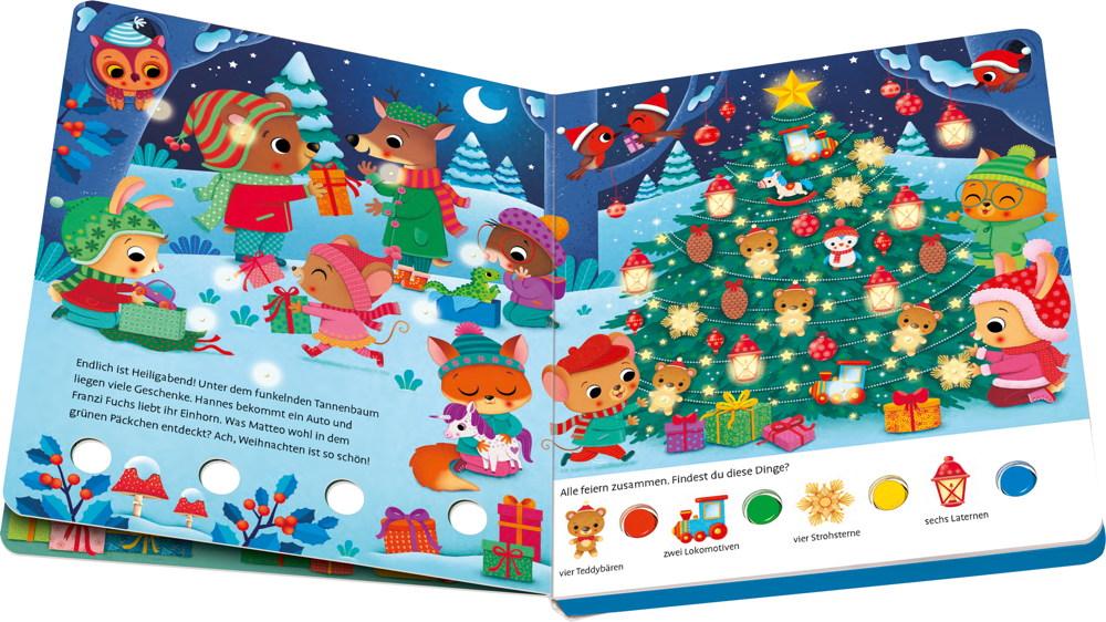 Ravensburger Buch Pappbilderbuch Mein großes Lichter-Wimmelbuch Weihnachten 41769