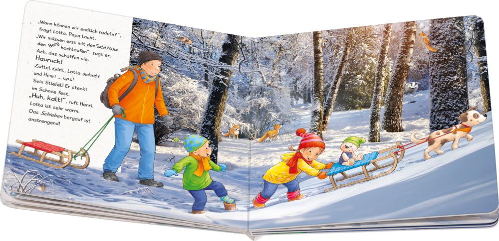 Ravensburger Buch Pappbilderbuch Lotta entdeckt die Welt Im Winter (Mein Naturstart) 41786