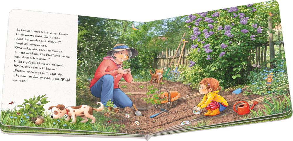 Ravensburger Buch Pappbilderbuch Lotta entdeckt die Welt Im Frühling 41825