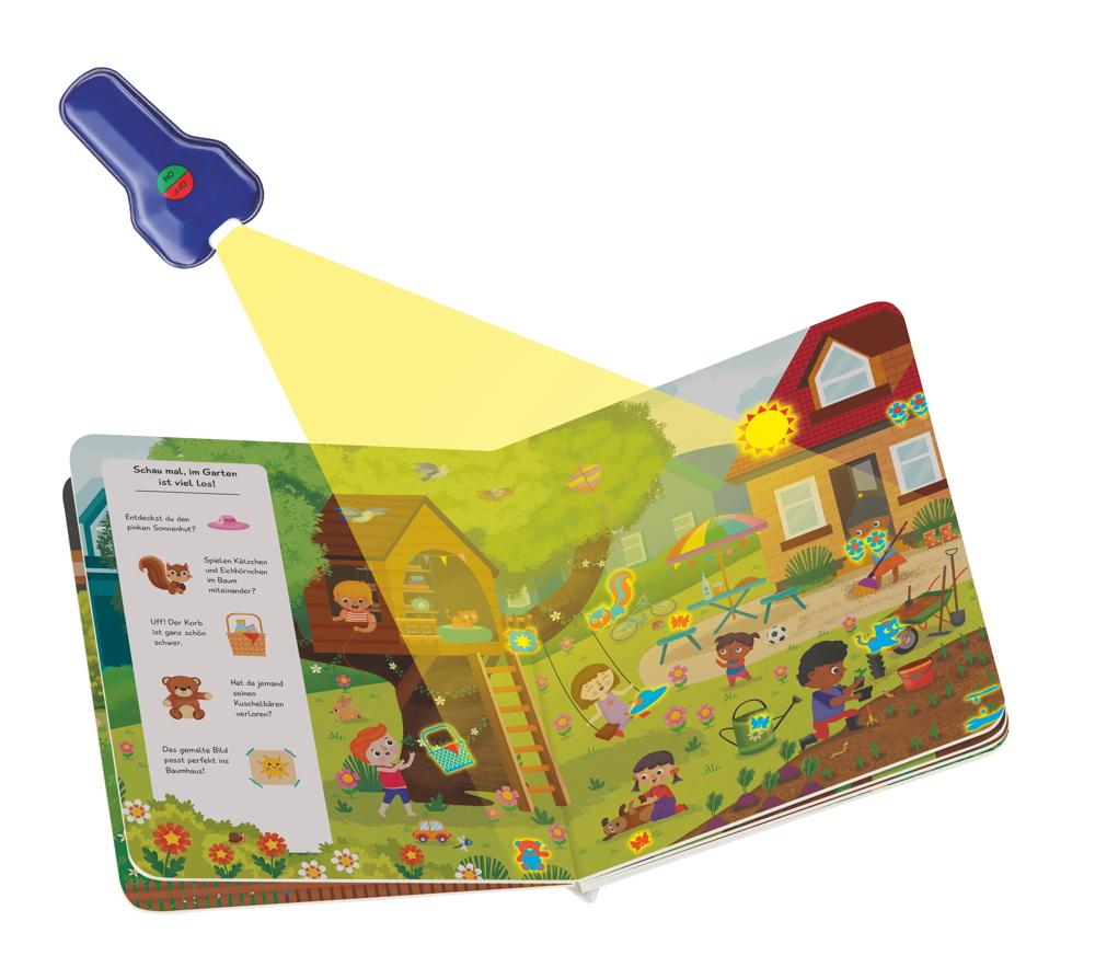 Ravensburger Buch Pappbilderbuch Lampe an! Entdecke den Garten 41840