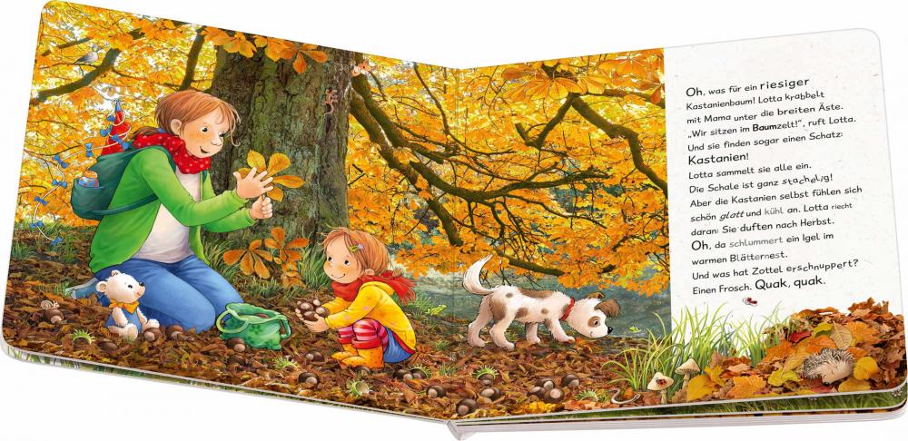 Ravensburger Buch Pappbilderbuch Lotta entdeckt die Welt Im Herbst 41853