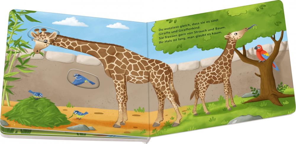 Ravensburger Buch Pappbilderbuch Rate mal Wer spielt im Zoo? 41871