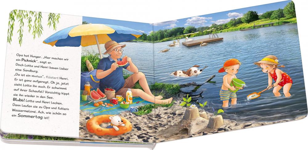 Ravensburger Buch Pappbilderbuch Lotta entdeckt die Welt Im Sommer 41888