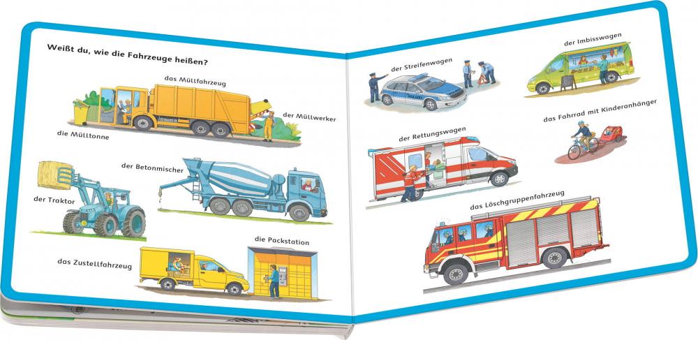 Ravensburger Buch Pappbilderbuch Mein Bilder-Wörterbuch Unsere Fahrzeuge 41920