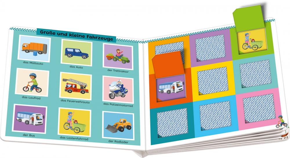 Ravensburger Buch Pappbilderbuch Mitmachen Mein erstes memory Spielbuch 42056