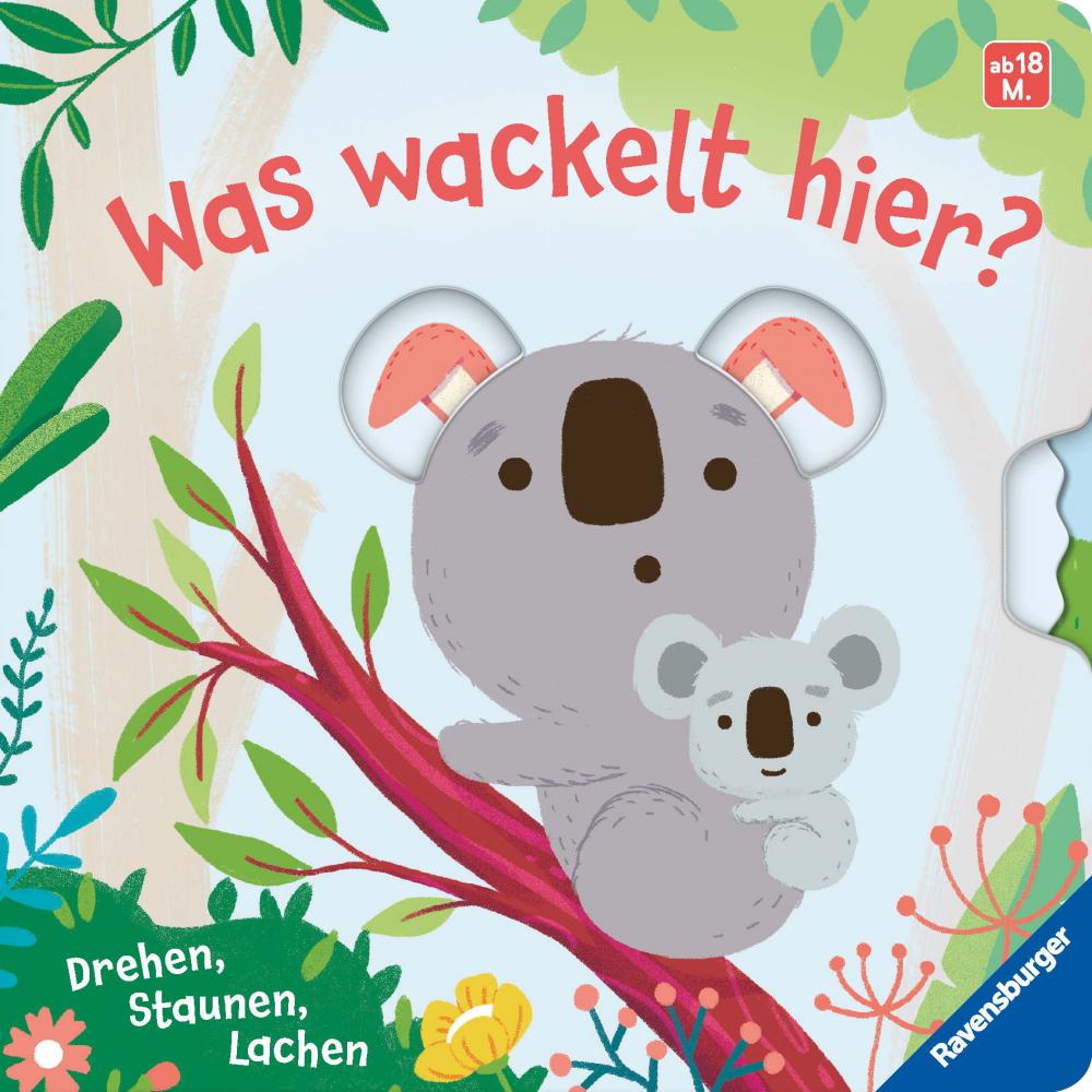 Ravensburger Buch Pappbilderbuch Mitmachen Was wackelt hier? 42070