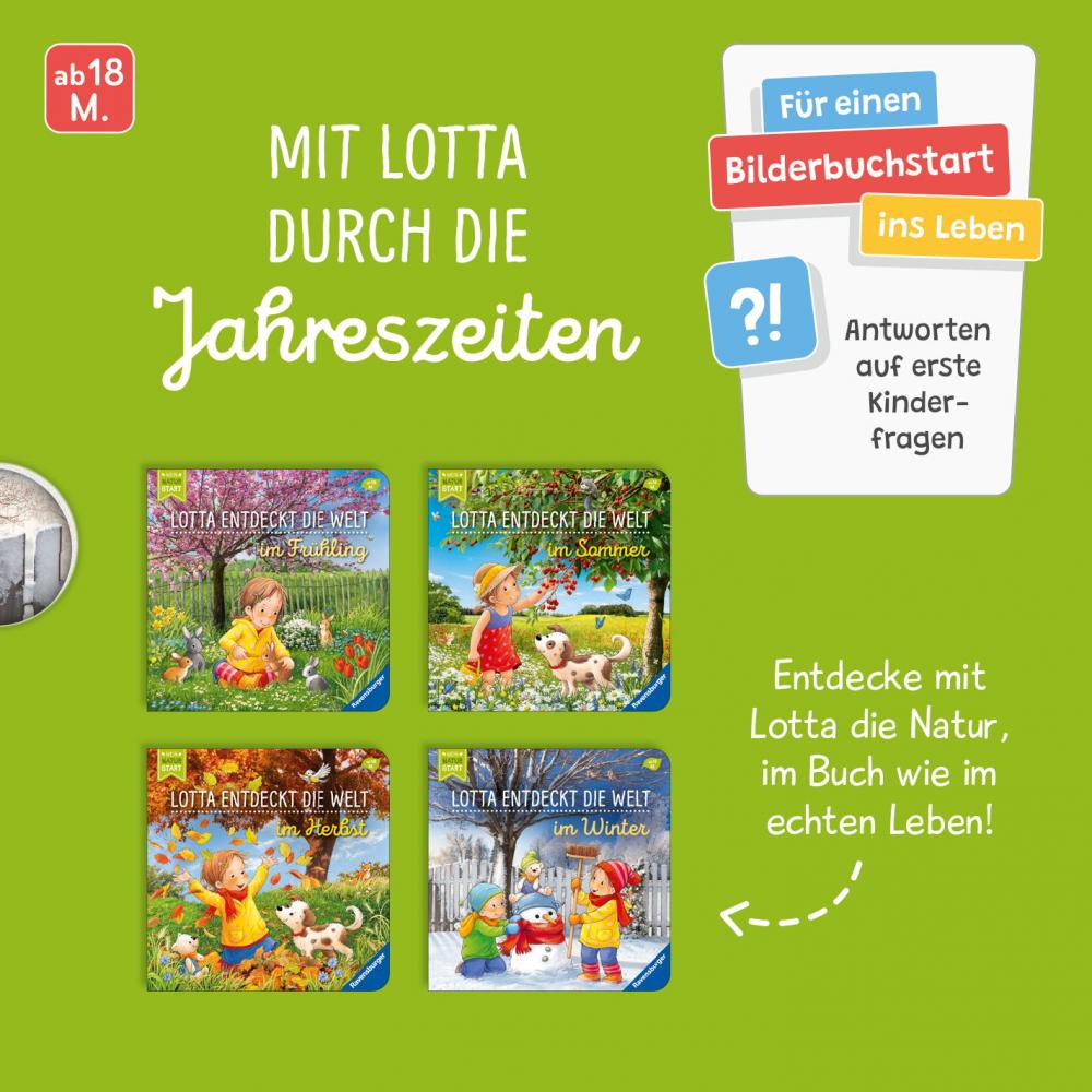 Ravensburger Buch Pappbilderbuch Wissen und Lernen Lotta entdeckt die Jahreszeiten 42110