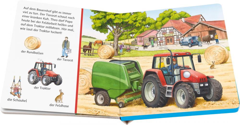 Ravensburger Buch Pappbilderbuch Mitmachen Hör mal hin Sachen suchen, Sachen hören Bauernhof 42111