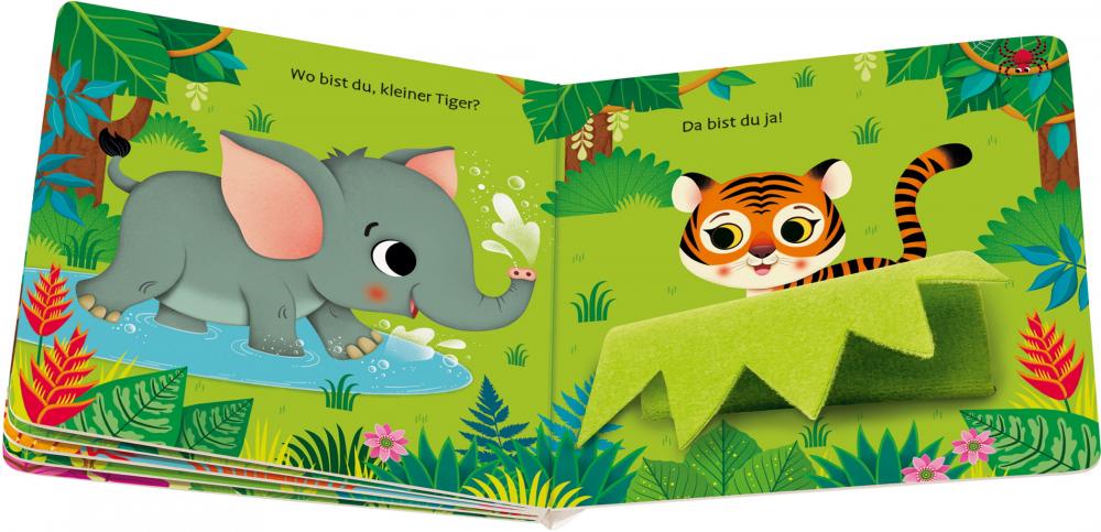 Ravensburger Buch Pappbilderbuch Mitmachen Wo bist du, kleiner Tiger? 42113