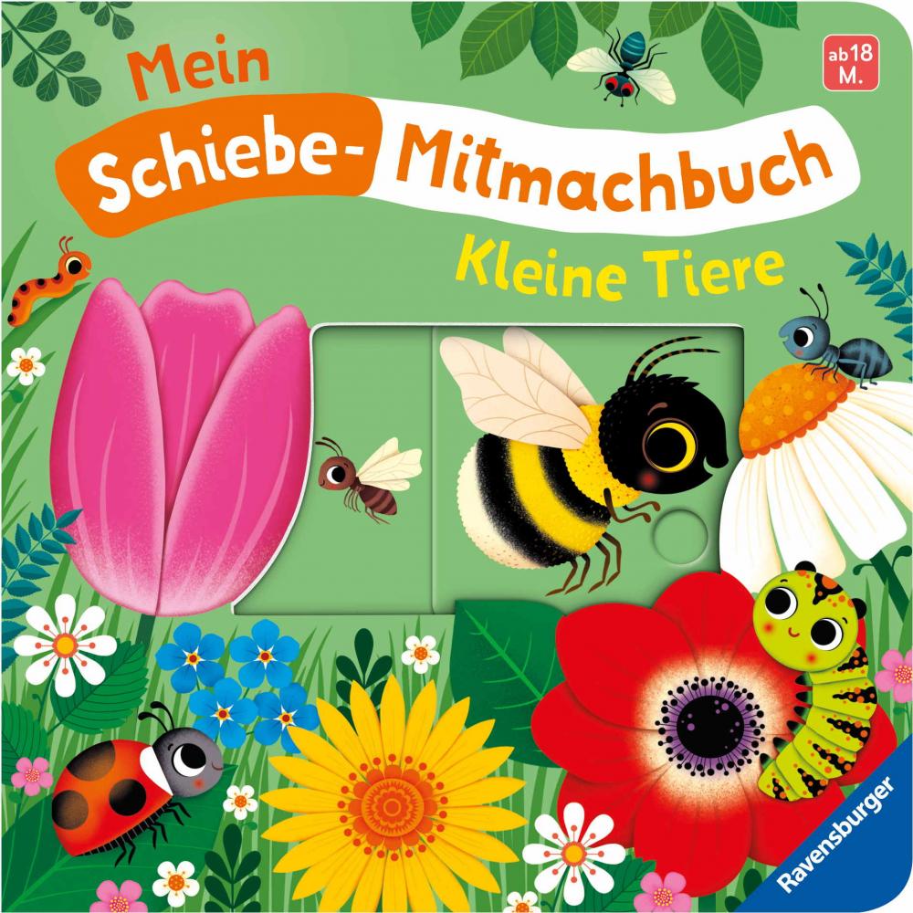 Ravensburger Buch Pappbilderbuch Mitmachen Mein Schiebe Mitmachbuch Kleine Tiere 42123