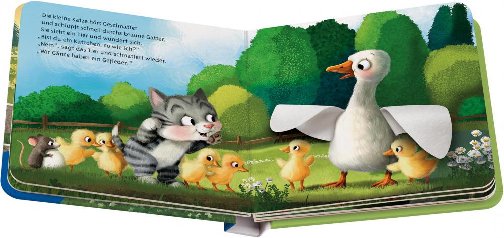 Ravensburger Buch Pappbilderbuch Vorlesen Mein erstes Vorlese Fühlbuch Bist du eine Katze? 42125