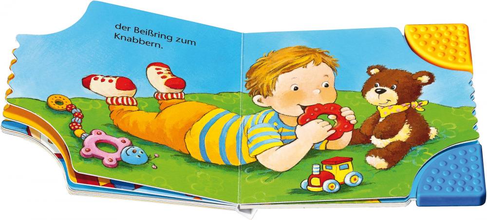 Ravensburger Buch Pappbilderbuch Mitmachen Mein erstes Buch zum Anbeißen 42144