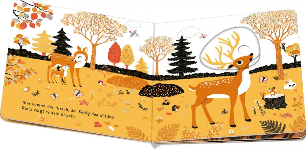 Ravensburger Buch Pappbilderbuch Mitmachen Mein erstes Glitzerbuch Im Wald 42248