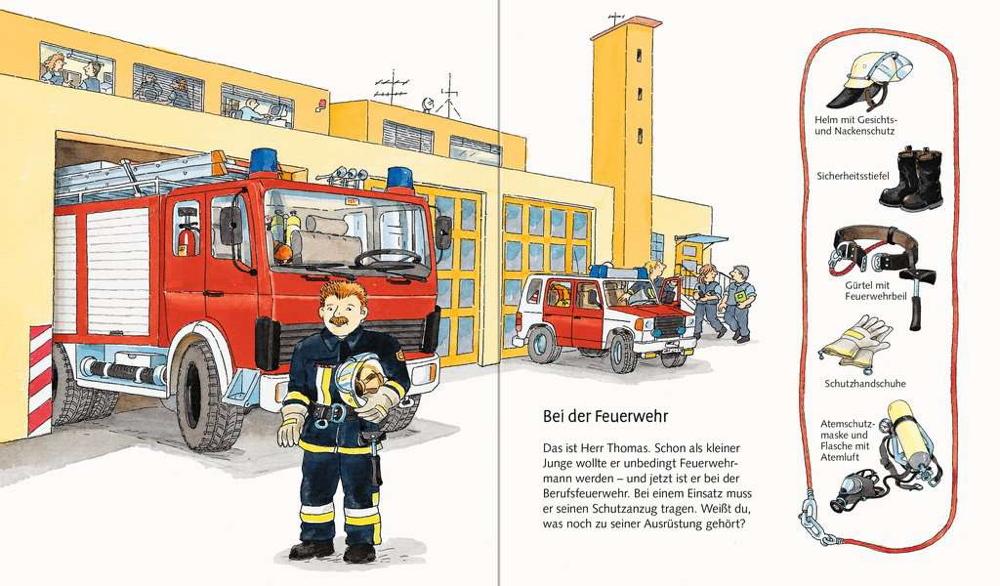 Ravensburger Buch Pappbilderbuch Meine Welt der Fahrzeuge Die Feuerwehr 43595